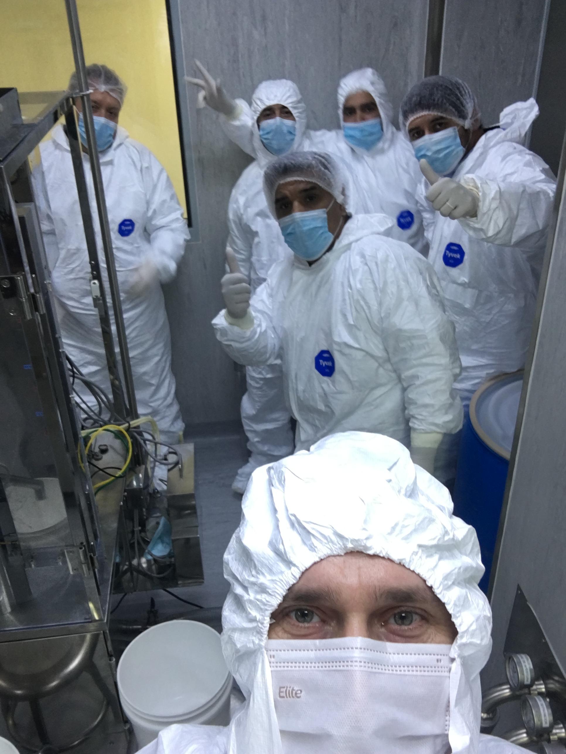 Equipo CERSU en planta para service técnico